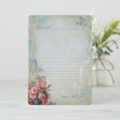 Mijn waarde - Uitnodigingskaart / Lege kaart (Staand voorkant)