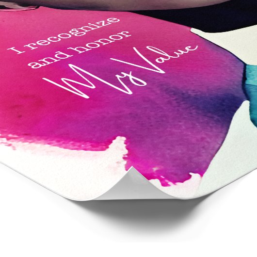 Mijn waardemagneet poster (Hoek)