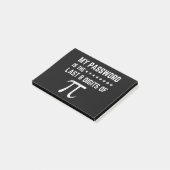 Mijn wachtwoord is de laatste 8 cijfers van PI Post-it® Notes (Schuin)