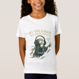 Mijn Walkman Vroeg om Wi-Fi Retro Tech Horror T-shirt