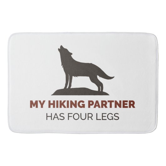 Mijn wandelende partner heeft vier Legs Badmat (Voorkant)