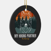 Mijn wandelende partner heeft vier Legs Keramisch Ornament (Rechts)
