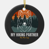 Mijn wandelende partner heeft vier Legs Keramisch Ornament (Voorkant)