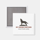 Mijn wandelende partner heeft vier Legs Magneet (Voorkant / Achterkant)