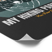 Mijn wandelende partner heeft vier Legs Poster (Hoek)