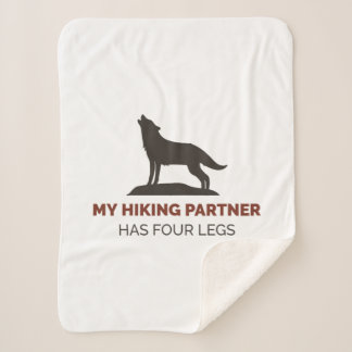 Mijn wandelende partner heeft vier Legs Sherpa Deken