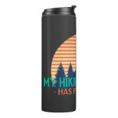 Mijn wandelende partner heeft vier Legs Thermosbeker (Gedraaid links)