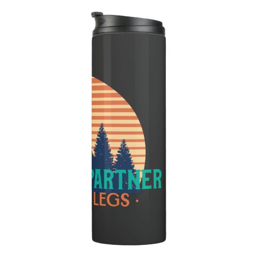 Mijn wandelende partner heeft vier Legs Thermosbeker (Geroteerd rechts)