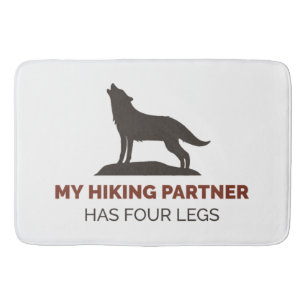 Mijn wandelpartner heeft vier poten badmat