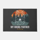 Mijn wandelpartner heeft vier poten deurmat (Voorkant)