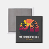 Mijn wandelpartner heeft vier poten magneet (Voorkant / Achterkant)