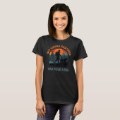 Mijn wandelpartner heeft vier poten Wandelende Hon T-shirt (Voorkant volledig)