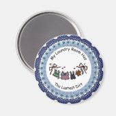 Mijn wasruimte heeft de nieuwste vuilmagneet magneet (Voorkant / Achterkant)