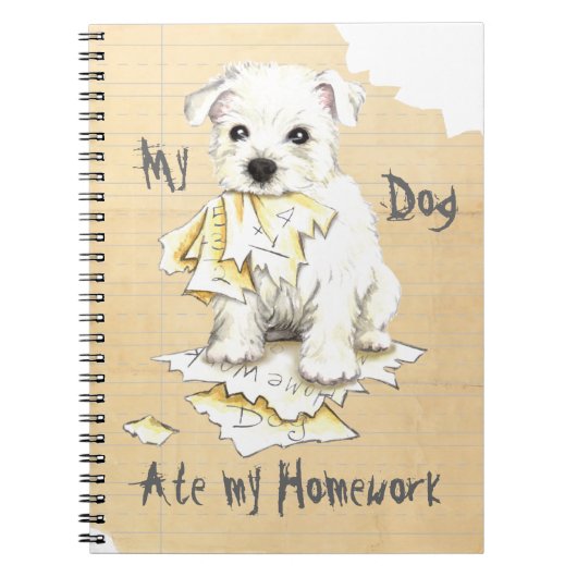 Mijn website Ate Mijn thuiswerk Notitieboek (Voorkant)
