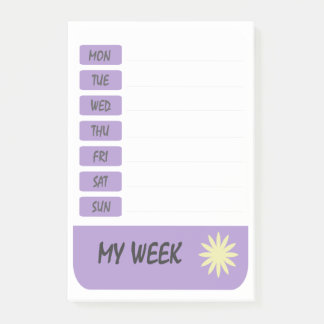 Mijn week later post-it® notes