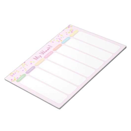 Mijn Week Notitieblok (Schuin)