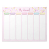 Mijn Week Notitieblok (Voorkant)