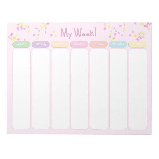 Mijn Week Notitieblok (Voorkant)