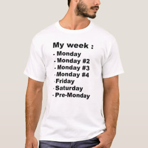 Mijn week t-shirt
