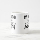 Mijn weekeinde is allemaal geboekt als grappige bo koffiemok (Center)