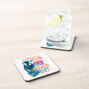 Mijn weekeinde is allemaal geboekt bier onderzetter