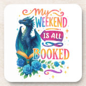 Mijn weekeinde is allemaal geboekt bier onderzetter (Voorkant)