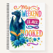 Mijn weekeinde is allemaal geboekt notitieboek (Voorkant)