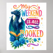 Mijn weekeinde is allemaal geboekt poster (Voorkant)