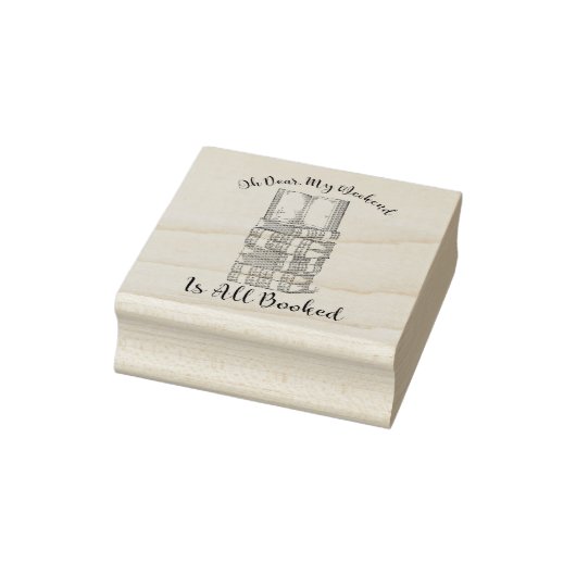 Mijn weekeinde is geboekt. rubberstempel (Stempel)