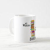 Mijn weekeinde wordt volledig geboekt koffiemok (Voorkant links)