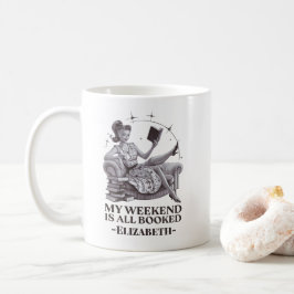 Mijn Weekend is Alle Geboekte Boekenliefhebber Cit Koffiemok