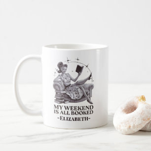Mijn Weekend is Alle Geboekte Boekenliefhebber Cit Koffiemok