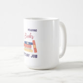 Mijn weekend is geboekt" Mokken voor boekenliefheb (Voorkant rechts)