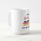 Mijn weekend is geboekt" Mokken voor boekenliefheb (Voorkant links)