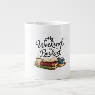 Mijn weekend is helemaal volgeboekt Grappig boek Grote Koffiekop