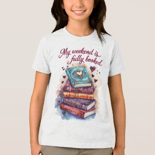 Mijn weekend is helemaal volgeboekt Tri-Blend shirt