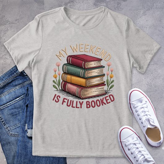 Mijn weekend is volgeboekt met bookish Graphic Tre Tri-Blend Shirt