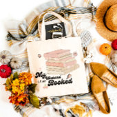 Mijn weekend is volgeboekt Schattigee Roze Boeken Tote Bag