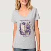 Mijn weekend wordt geboekt t-shirt (Voorkant)