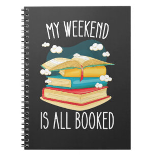 Mijn weekend zit helemaal vol Boekliefhebbers Notitieboek