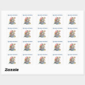 Mijn weekend zit helemaal vol vierkante sticker (Vel)