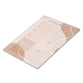 Mijn weekplanner zonder datums notitieblok (Schuin)