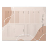 Mijn weekplanner zonder datums notitieblok (Voorkant)