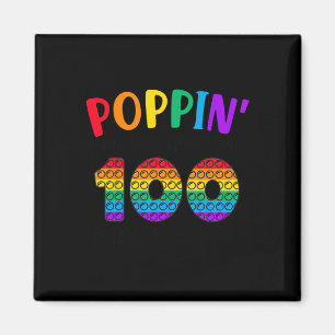 Mijn weg door 100 dagen van de school Kinder 100e  Magneet
