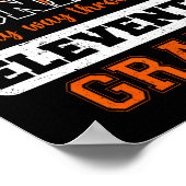 Mijn weg door de 11e klas Bysketbyll Byck Poster (Hoek)