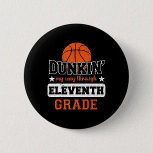 Mijn weg door de 11e klas Bysketbyll Byck Ronde Button 5,7 Cm