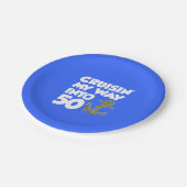 Mijn weg kruipen in 50 Anchor 50th Party Borden Papieren Bordje (Gekanteld)