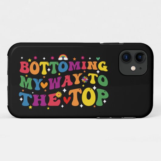 Mijn weg naar de top tijdens de Gay Pride Month Case-Mate iPhone Case (Achterkant (horizontaal))