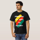 Mijn weg naar overwinning paddelen t-shirt (Voorkant volledig)