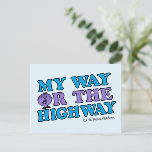 Mijn weg of de weg briefkaart (Staand voorkant)